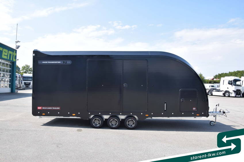 Brian James Race Transporter 7 extra Hoch Solar Kamera 100 km/ h Miete 4