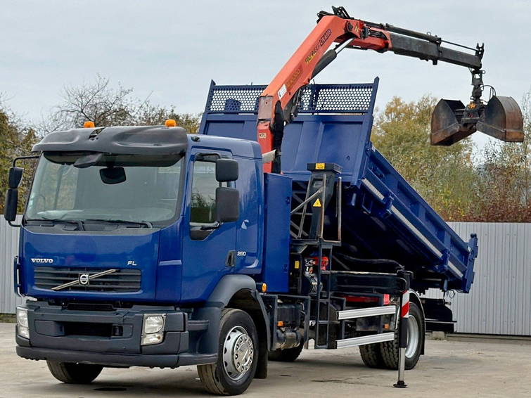 Volvo FL 280 Kipper 4,35m Palfinger PK 10000 + Funk 2