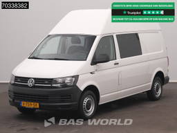 Volkswagen Transporter 150PK Automaat L2H2 Dubbele Cabine Airco Navi Camera Trekhaak Euro6 Hoog dak L2 Doka Mixto Airco Trekhaak