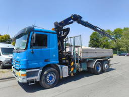 Mercedes-Benz Actros 2543 L 6X2 Kipper + Kran PK17500
