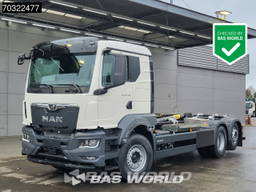 MAN TGS 26.480 6X2 NEW Hyva 26-60 S containersystem Lift+Lenkachse Airco Euro 6