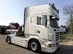 Scania R560 V8 Topline - Retarder - Full AIR - Alcoa Durabright - Full Spoilers / Sideskirts - 2 Dieseltanks - FR truck