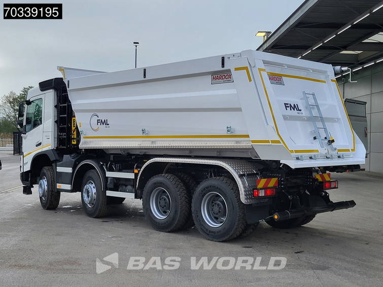 Volvo FMX 460 FMX 8X4 NEW 13L Engine 19m3 Wielton Kipper Steelsuspension Big-Axle Automatic Euro 6 7