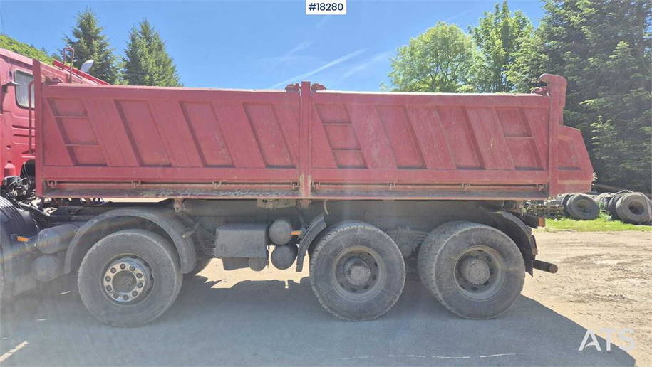 Scania R124 four-axle tipper truck 22