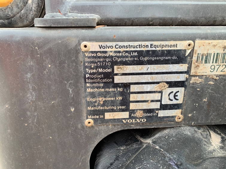 Volvo ECR88D Crawler Excavator 15