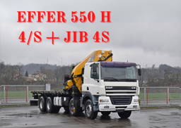 DAF CF 85.480 Effer 550 H 4/S+JIB 4S Funk / 8x4