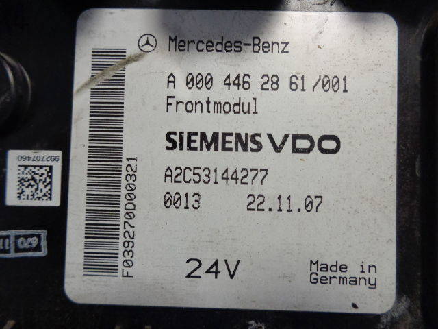Mercedes-Benz Actros frontmodul control unit A  Worldwide Delivery 2