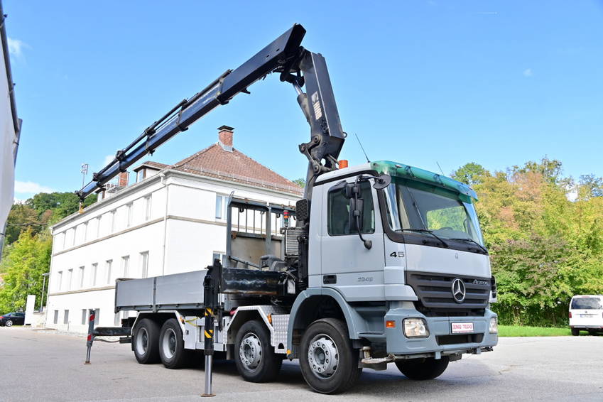 Mercedes-Benz Actros 3246 AHK MP2 Retarder Hiab 422 EP-5 Fernb 7