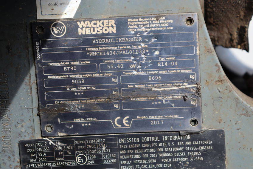 Neuson ET90 19