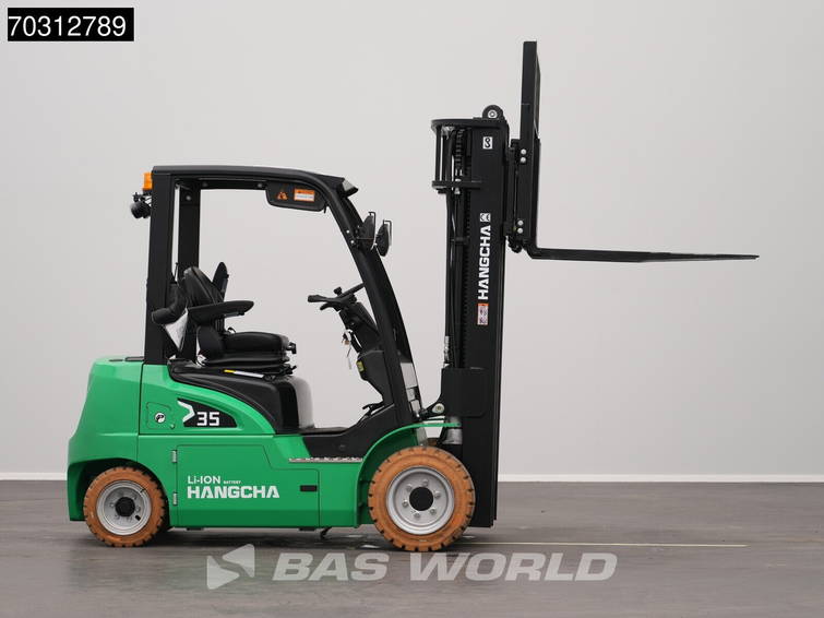 Hangcha CPD35 Electric Forklift - Li-ion - Triplex - Free lift - Side shift 14