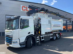 DAF XD FAG 220 Hiab 23 Tonmeter laadkraan Full Electric