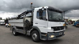 Mercedes-Benz Atego 1223 Hiab nosturi, sähkölaitoslava