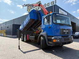 MAN F2000 28.364 + Palfinger PK 12080 3X EXT + manual + Euro 2 + 6X2 + Hook ARM System + Steering/Lift Shaft + Remote