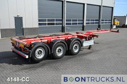 D-TEC Flexitrailer | 2x20-30-40-45ft HC 2x Lift Axle 2x Extendable