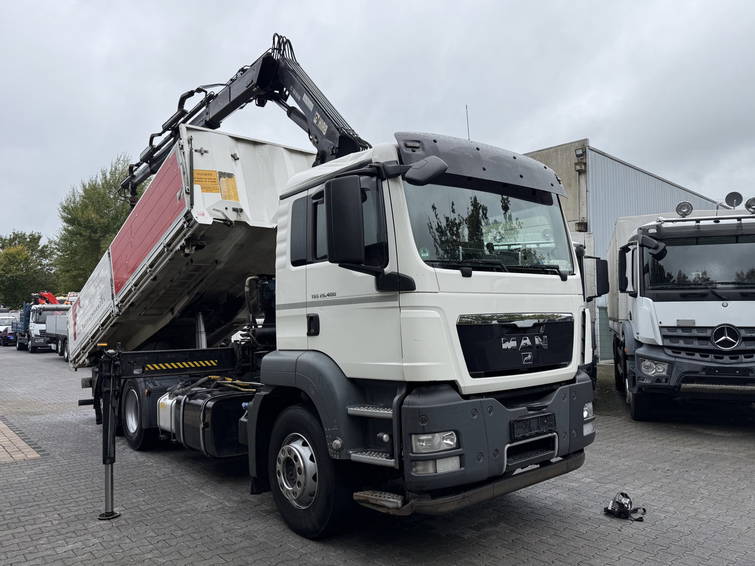 MAN TGS 26.400 6X2 Kipper mit Kran Hiab 166-3 4