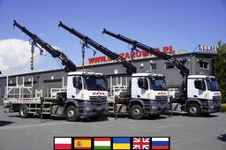 Mercedes-Benz Arocs 1833 4x2 / 50 tho. km / Hiab X-Hipro 192 ES-3 crane / remote control / Drill