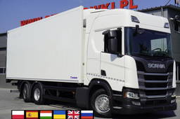 Scania R500 / Krone 19 Epal refrigerator / Doppelstock / Carrier Supra 1150 / steering axle