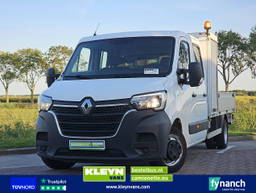 Renault Master 2.3 Dubbele Cabine Airco 3.5T-Trekhaak Open-Laadbak kist Dubbellucht