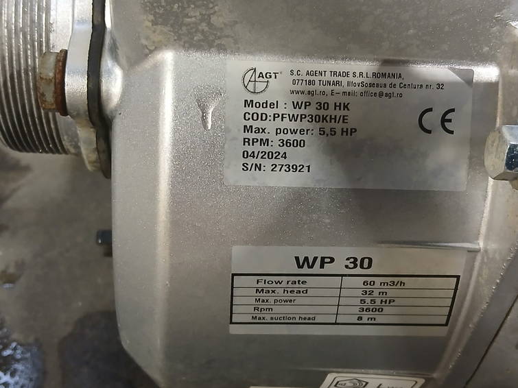 Honda WP 30 HK Benzine 5