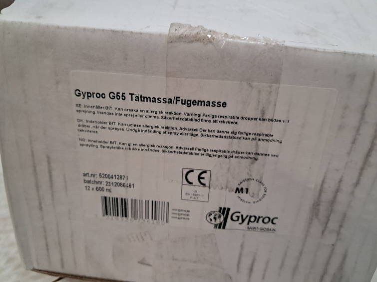 Diversen Byggematerialer 144 stk Gyroproc G55 Fugemasse 4