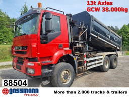 Iveco Trakker AD380T41W 6x6 Trakker AD380T41W 6x6, Kran, Bordmatik beidseitig, Palfinger PK12000