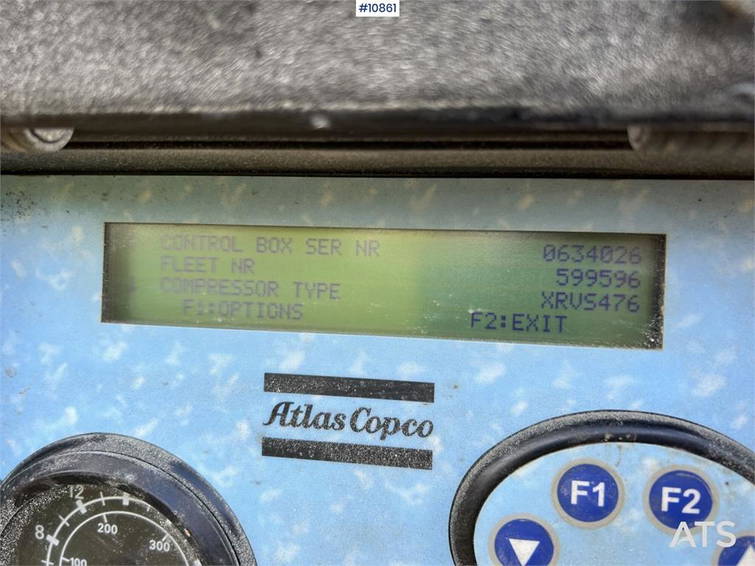 Atlas Copco Xrvs476 CD Compressor 25