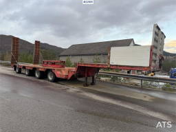 Vang Shsl 4 axle machine trailer w/ hydraulic driving b