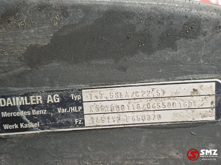 Mercedes-Benz Occ sleepas T-7,5SLA/C22,5 Mercedes 5