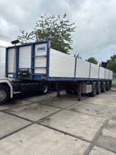 Kennis TTD.454.C-B 4 as Steenoplegger stenentrailer + Kennis kraan R 14 joystick