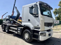 Renault Lander 450 DXI Euro 5 - 6x4 - 20T Pallift Haaksysteem/ Abrollkipper / Gancho / Porte Container - Blatt / AP Achsen - BE Truck