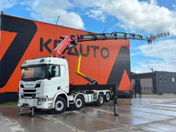 Scania R580 8x26 PK 78002 + JIB / Palfinger T15 ton / L5100 mm