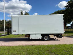 . be oplegger 6.6 ton gesloten laadklep 1000 kg