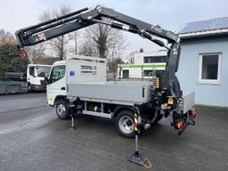 FUSO 6S15 Pritsche 2.8m Heckkran 4xhydr+1xman. Funk