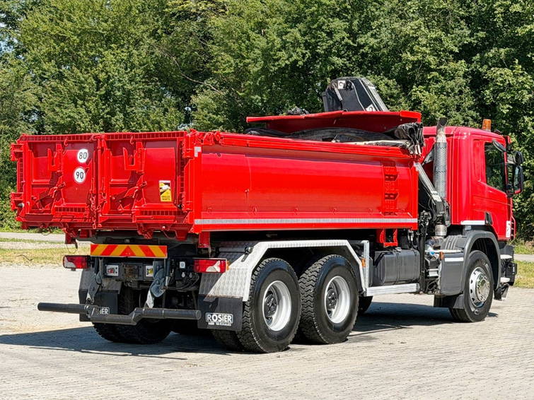 Scania P410 Kipper 4,95m Kran/Funk + Bordmatic 6x4 8