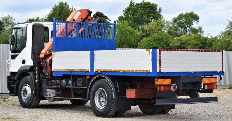 Iveco EuroCargo 180 180E28 Pritsche 4,80m + Kran 7
