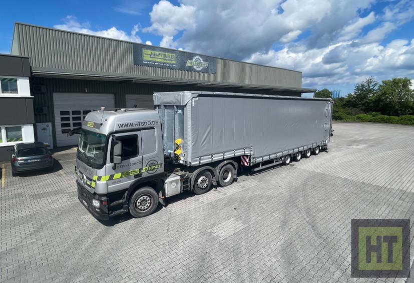 Max Trailer 4-Achs-Jumbo-Semi mit Planenaufbau 8