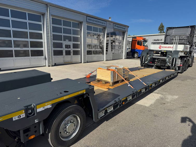 SCHEUERLE EuroCompact U9 Flachbett ausziehbar Pendelachsen 8