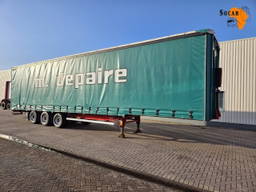 LAG 3 axle curtain trailers saf axles