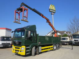 MAN TGS 26.400 TG-S 6x2-2 BL Pritsche Heckkran Atlas 165.2