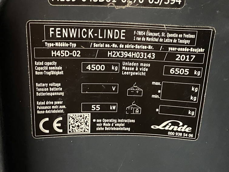 Linde H45D-01 11