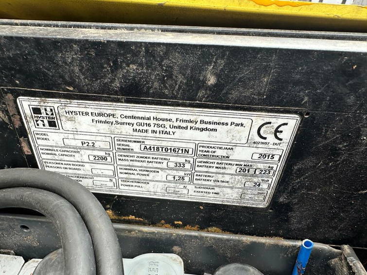 Hyster P2.2 14
