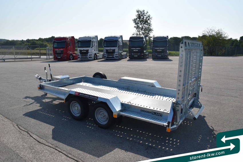 Brian James Digger Plant Schwerlast-Rampe 3,7m x1,7m 100 km/h NEU Miete 7