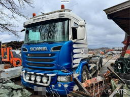 Scania R580 6x2 hook lift truck with Joab body Repair obj