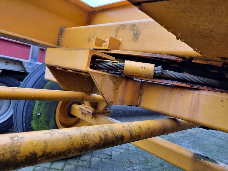 AGPRO 24 M Lang buizen aanhanger dubbel gestuurd 7