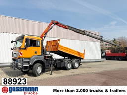 MAN TGS 28.400 6X4-4 BL TGS 28.400 6X4-4 BL, Kran, Winterdienstausstattung, EEV, Lenk-/Lift, Palfinger PK10501 B, Funk