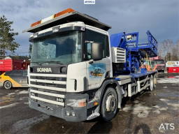Scania P114 Lift truck w/ Compressor and 8 meter Lift.